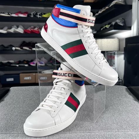 gucci sneakers ace ricamate|gucci ace high top sneakers.